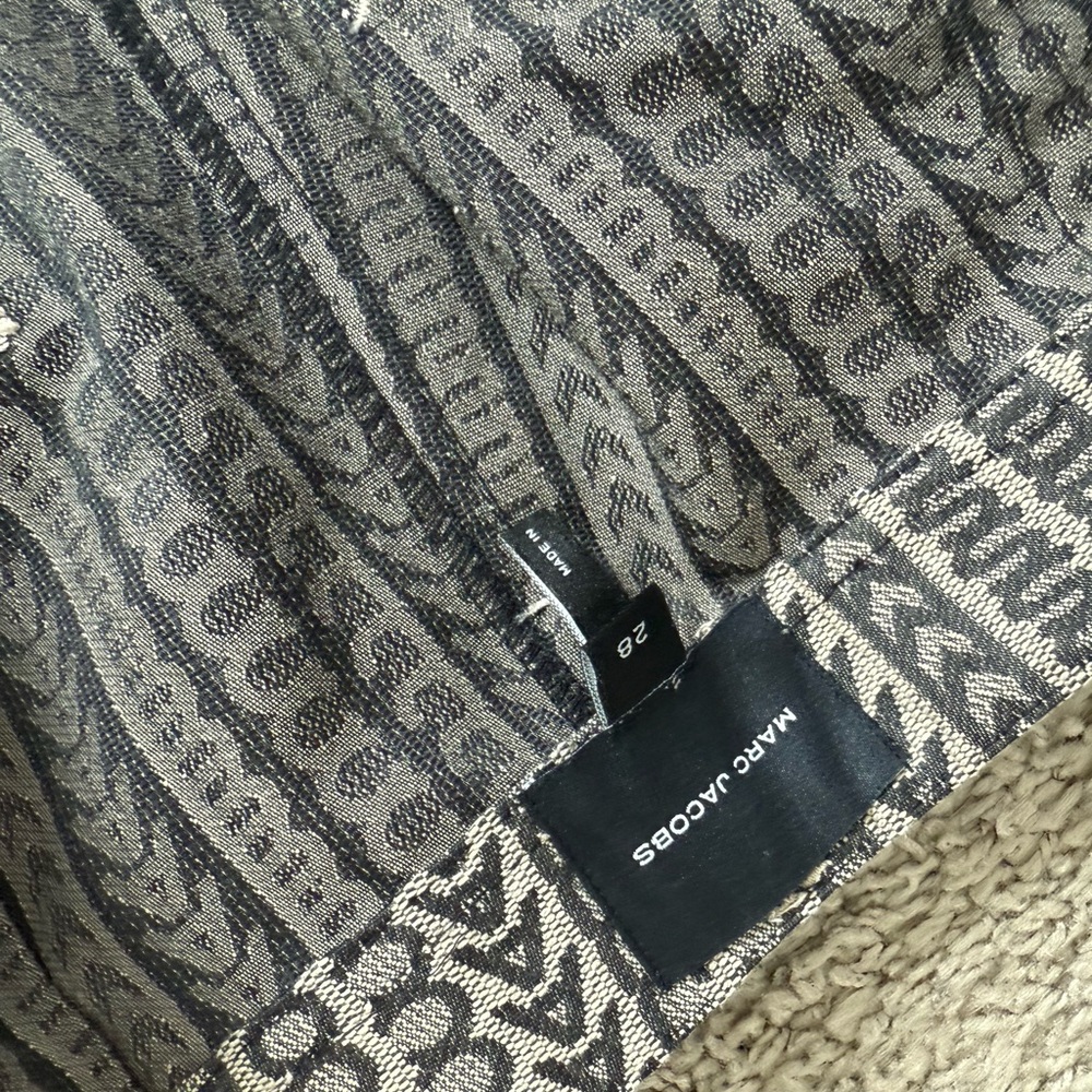 Marc Jacobs Wide Monogram Patterned Pants - Picture 8 of 10